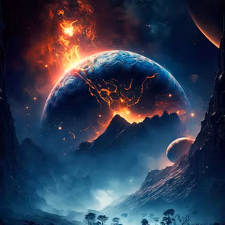 Planets in space wallpaper