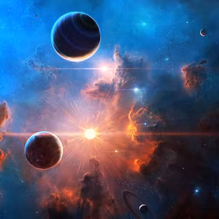 Planets in space wallpaper