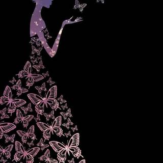 Draw dresses wallpaper