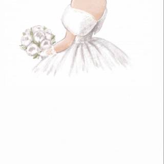 Draw dresses wallpaper