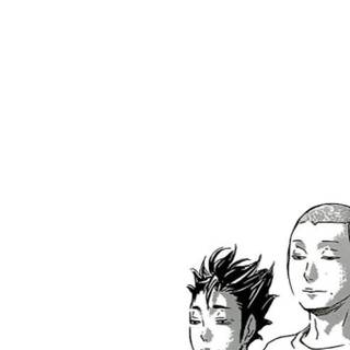 Haikyuu black and white wallpaper