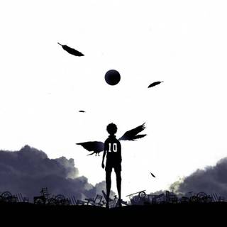 Haikyuu black and white wallpaper