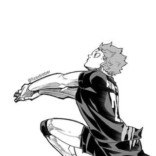 Haikyuu black and white wallpaper