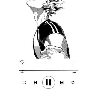Haikyuu black and white wallpaper