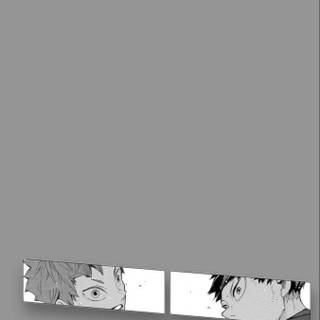 Haikyuu black and white wallpaper