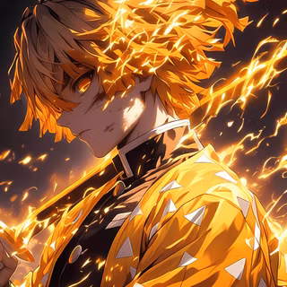 Zenitsu 8k wallpaper