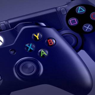 Xbox vs Playstation wallpaper