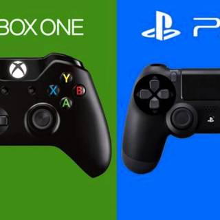 Xbox vs Playstation wallpaper