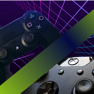 Xbox vs Playstation wallpaper