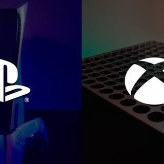 Xbox vs Playstation wallpaper