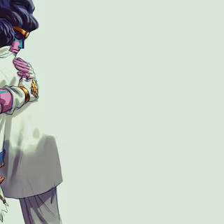 Jotaro and Star Platinum wallpaper