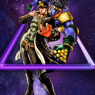 Jotaro and Star Platinum wallpaper