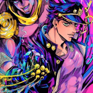 Jotaro and Star Platinum wallpaper