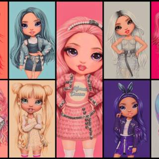 Rainbow High Ruby wallpaper