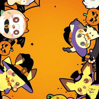 Pokémon phone Halloween wallpaper