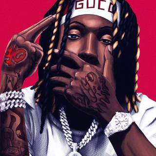 King Von 4k iPhone wallpaper