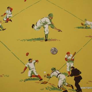 Vintage baseball wallpaper
