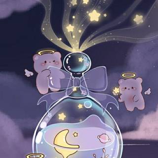 Space bear wallpaper