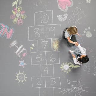 Hopscotch wallpaper