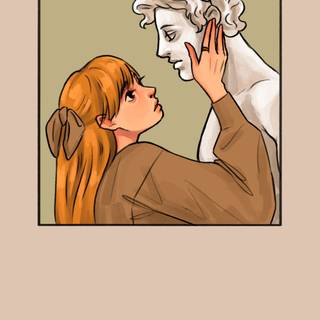 Light academia wallpaper