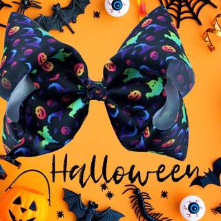 Halloween bows wallpaper