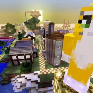 Squid and Stampy wallpaper