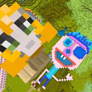 Squid and Stampy wallpaper