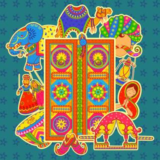 Rajasthan art wallpaper