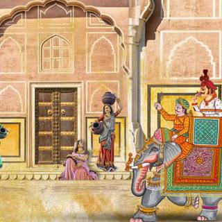 Rajasthan art wallpaper