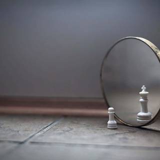 Mirror reflection wallpaper