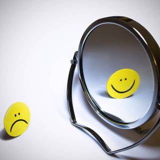 Mirror reflection wallpaper