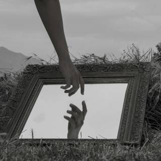 Mirror reflection wallpaper