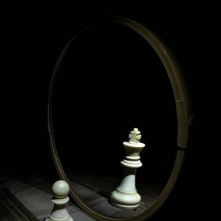 Mirror reflection wallpaper