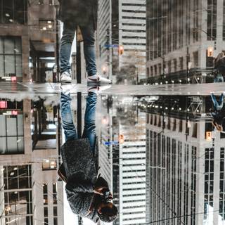 Mirror reflection wallpaper