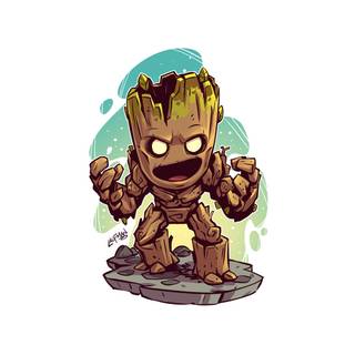 Groot cartoon wallpaper