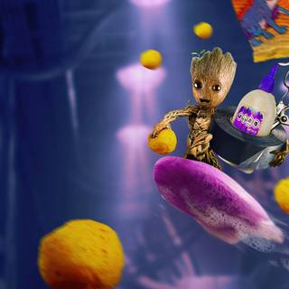 Groot cartoon wallpaper