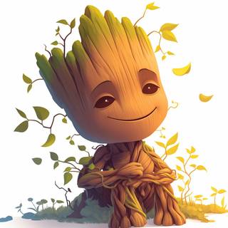 Groot cartoon wallpaper