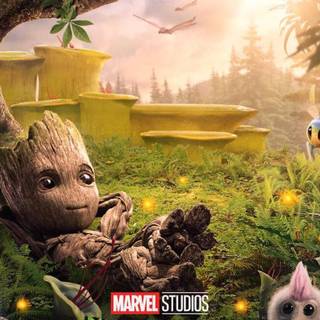 Groot cartoon wallpaper