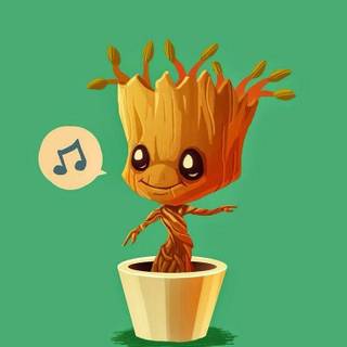 Groot cartoon wallpaper