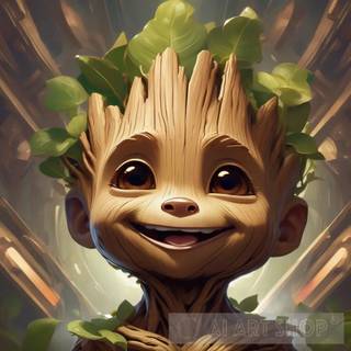 Groot cartoon wallpaper