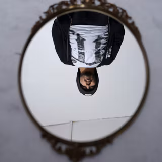 Mirror reflection wallpaper