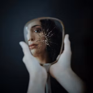 Mirror reflection wallpaper