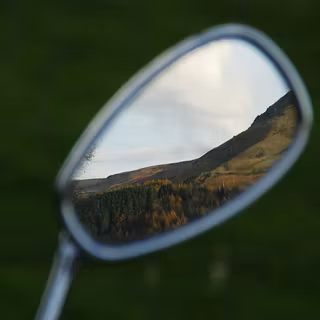 Mirror reflection wallpaper