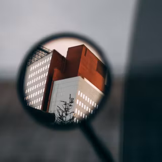 Mirror reflection wallpaper