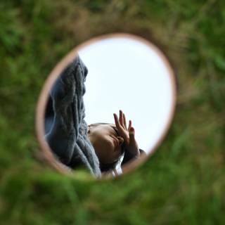 Mirror reflection wallpaper