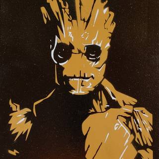 Groot cartoon wallpaper