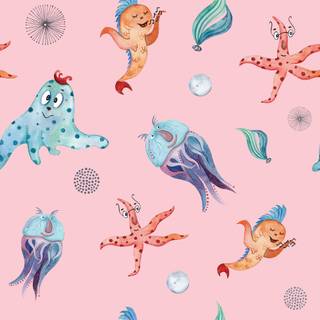 Baby sea creatures wallpaper