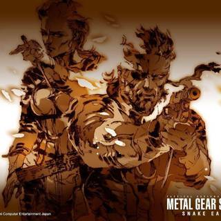 Metal Gear Solid Snake Eater desktop wallpaper