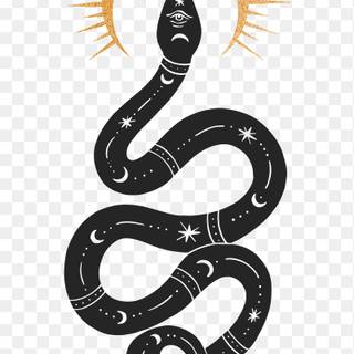 Golden snake wallpaper