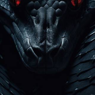 Golden snake wallpaper